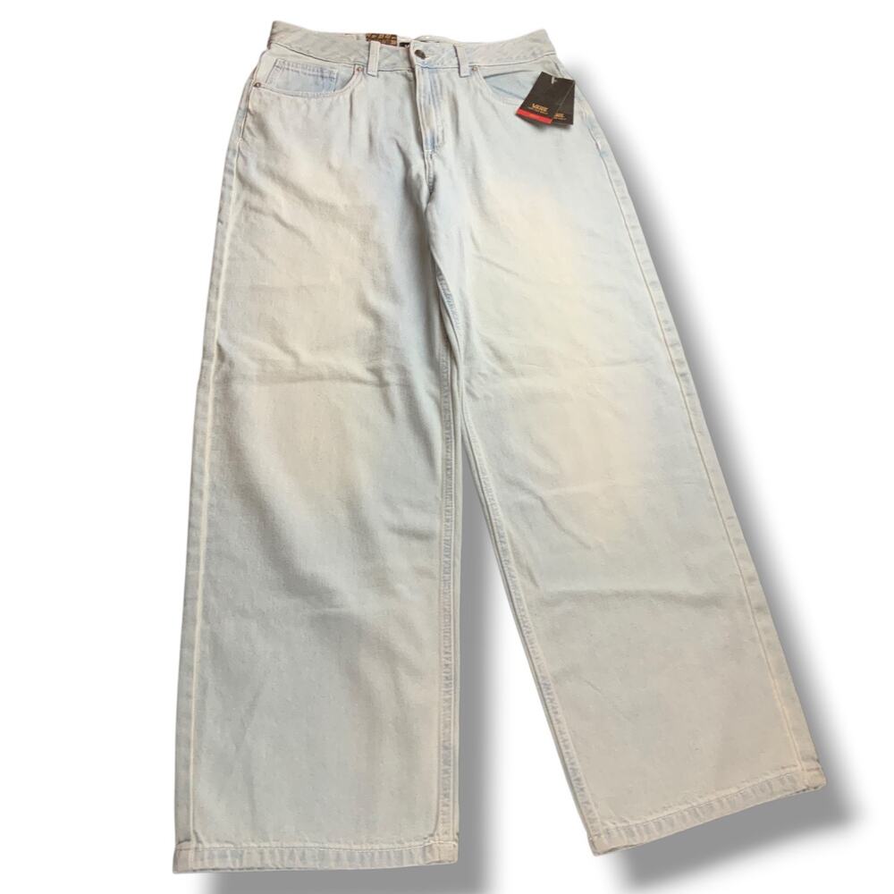 Vans Sirelle Baggy Jeans Womens 30 Light Wash Wide Leg Denim Pants NWT